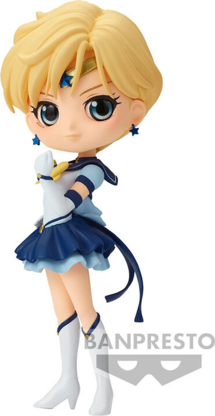 Banpresto - Sailor Moon Cosmos - Eternal Sailor Uranus Q Posket figuur, 14 cm