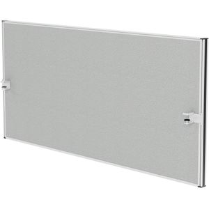 Böttcher-AG Tischtrennwand Frame, hellgrau, Akustik-Trennwand mit Stoffbezug, 160 x 60cm