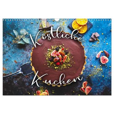 Köstliche Kuchen (Wandkalender 2027 DIN A3 quer), CALVENDO Monatskalender