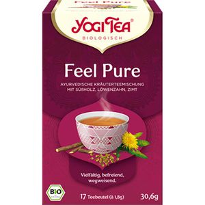 YogiTea Tee Feel Pure, BIO, Kräutertee, 30,6 g, 17 Beutel