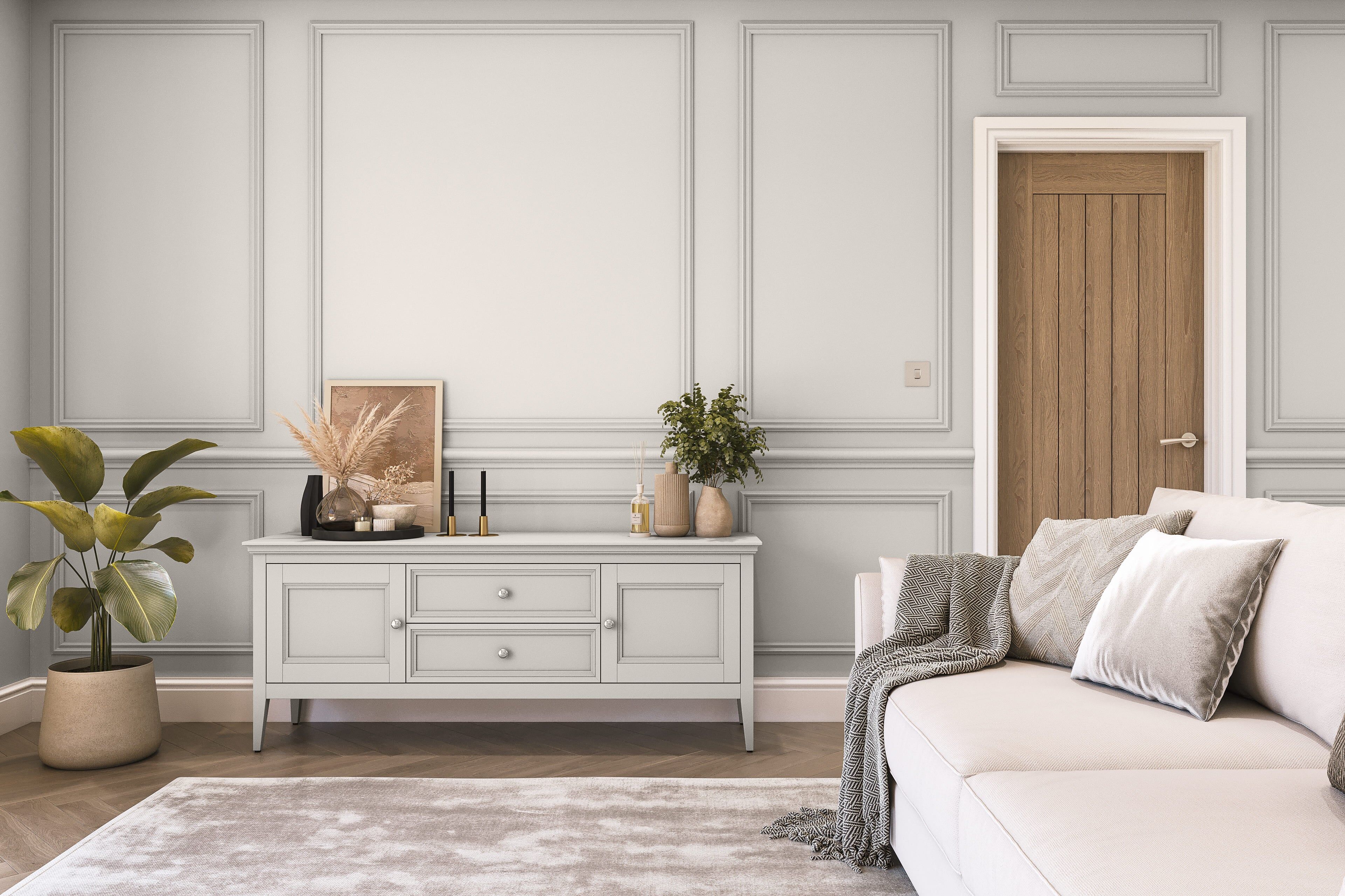 Hemway Peel and Stick Sample - Chalk Based Furniture Paint - Corn White
