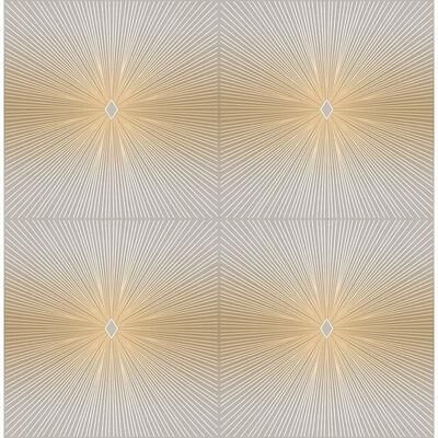 Seabrook Designs Melrose Starburst Unpasted Wallpaper