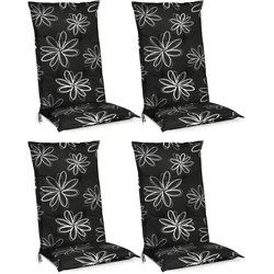 HOCHLEHNERAUFLAGE Flores 120/50/6cm Ornamente 4tlg
