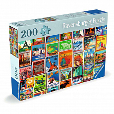 Ravensburger Puzzle - Briefmarken (200 XL Teile) 300296