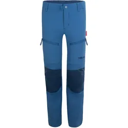 Trollkids, Unisex, Outdoorhose, Nordfjord Zip-off (152), Blau