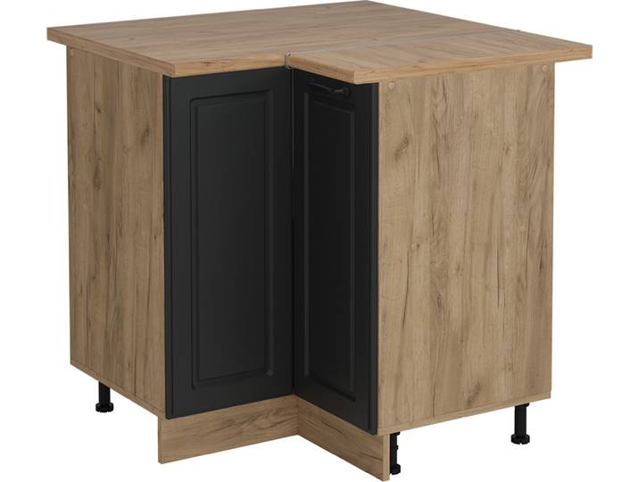 Meuble d'angle Vicco R-Line Anthracite campagne 75.6cm \, PT Chêne\, Model 53911
