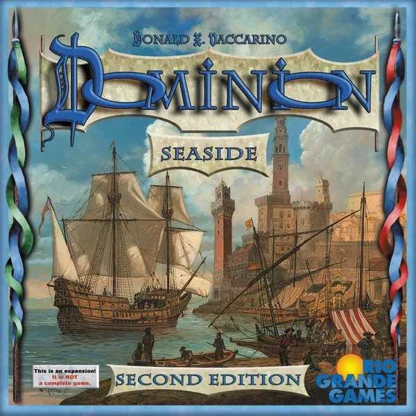 Dominion: Seaside 2nd Edition Card Game Expansion by Rio Grande Games, 27 New Kingdom Cards