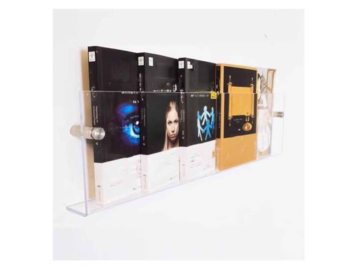 REcsdza Transparentes Acryl-Wandregal unsichtbares Displayregal Wohnzimmer Schlafzimmer Küche Arbeitszimmer(60cm/23.6in)