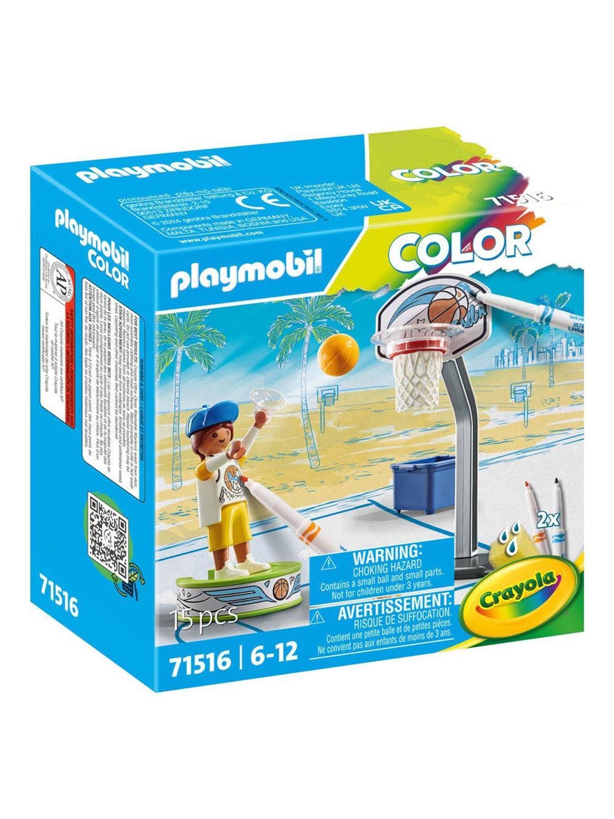 Playmobil Farbe - Color Skater with Basketball - 71516