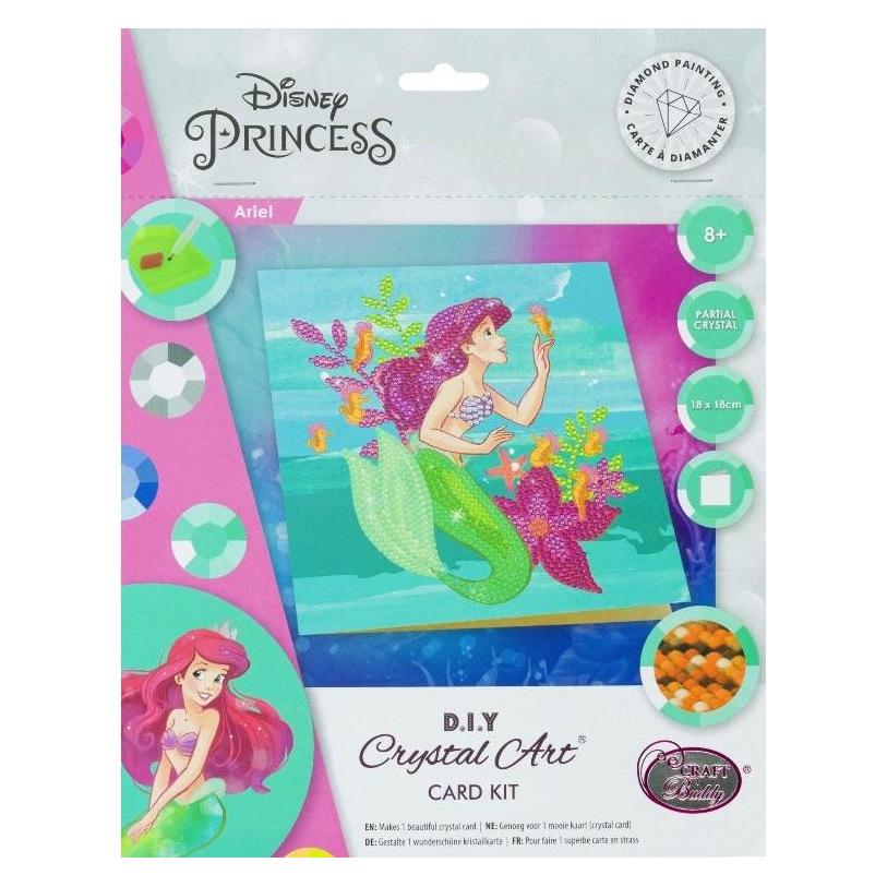 Craft Buddy Ariel, 18x18cm Crystal Art Card (CCK-DNY803)