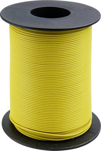 Donau Elektronik 119-13 Litze 1 x 0.14mm² Gelb 100m