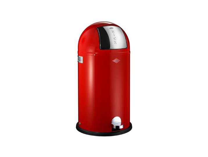 WESCO Mülleimer Wesco Mülleimer Kickboy 40 Liter - Rot