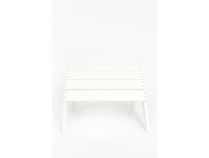 Witte fanback chair voetenbankje