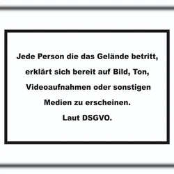 HB-Druck DSGVO Hinweis Schild Datenschutz A0 (841x1189mm)