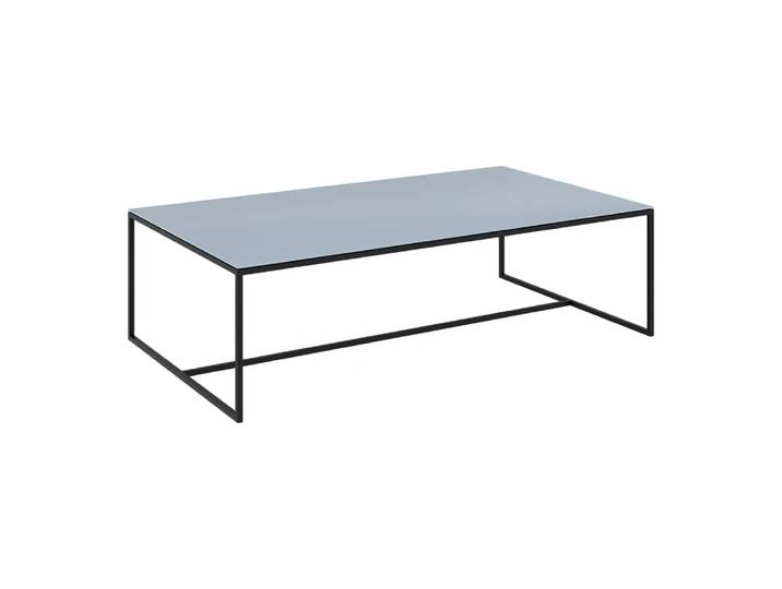 Klubtisch Levo, Willisau, aqua, Holz