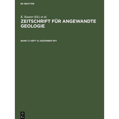 Dezember 1971, Gebundene Ausgabe von , De Gruyter, 978-3-11-256029-7