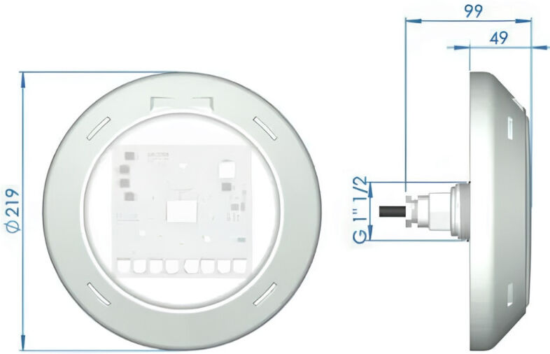 ASTRAL POOL Projecteur Astral Lumiplus Rapid V1, LED blanche
