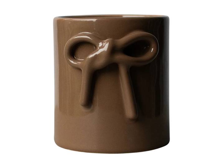 DBKD Pot Bow Ø11 cm Shiny nougat