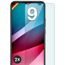 moex Klares Panzerglas für Redmi 9 – passgenaue 9H Schutzfolie für zuverlässigen Displayschutz – ShockProtect Klar