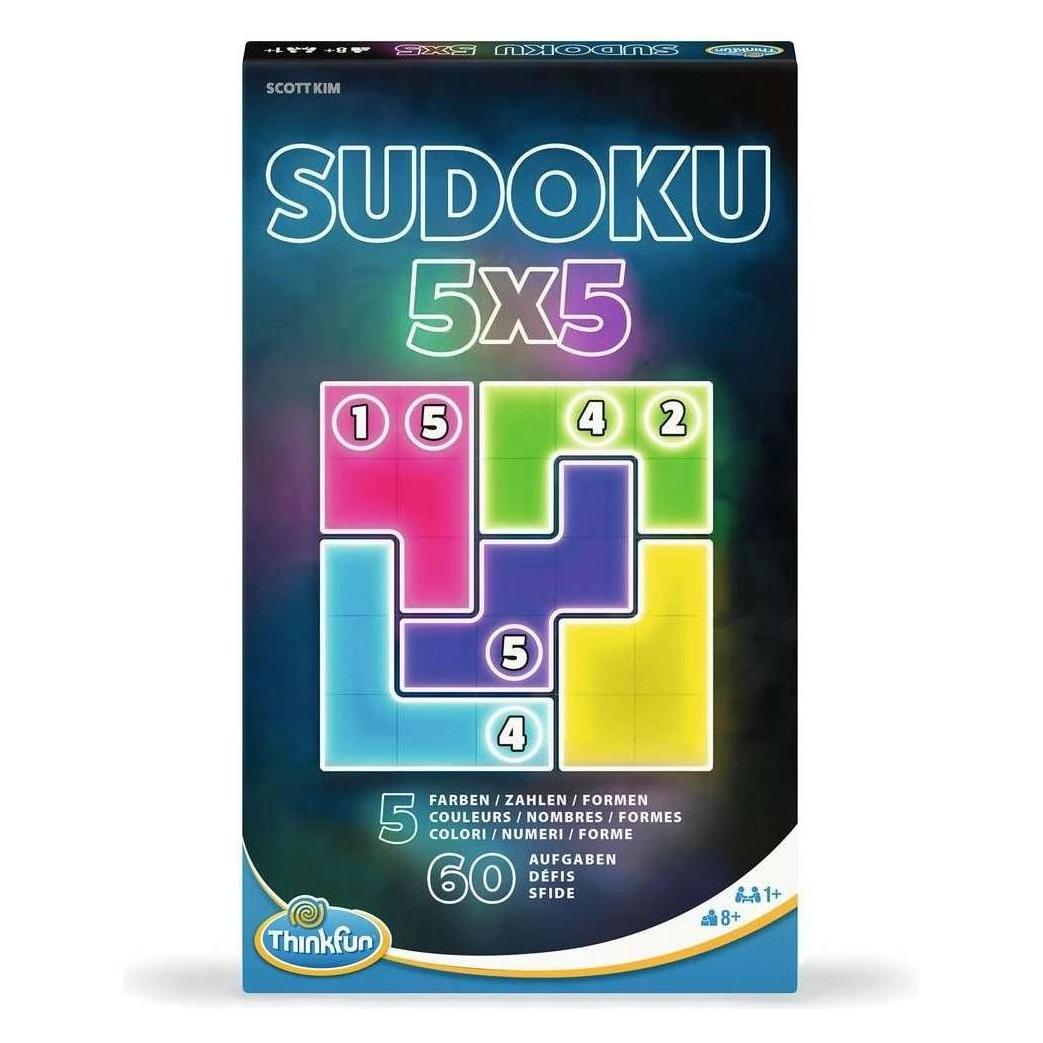 Ravensburger ThinkFun - Sudoku 5x5 (Deutsch, Französisch, Italienisch, 1 - 4 Spieler) (00.076.634)