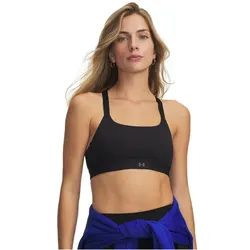 UNDER ARMOUR Effortless Medium Support Sport-BH Damen 008 - ultimate black/castlerock S