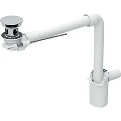 Geberit Waschbeckenablauf/ Raumsparsiphon für eine Standarmatur, 152.072.21.1