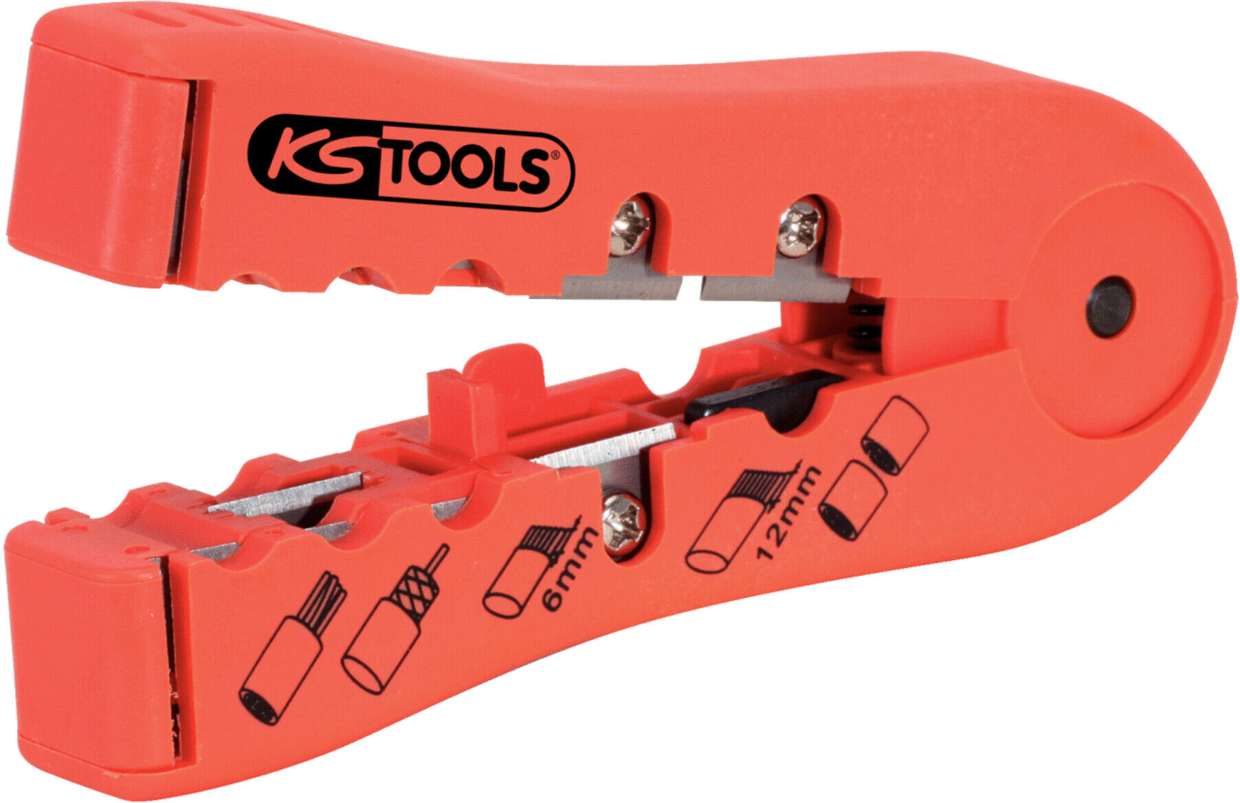 KS Tools Abisolierwerkzeug für Datenkabel, 2,5-12mm (115.1241)