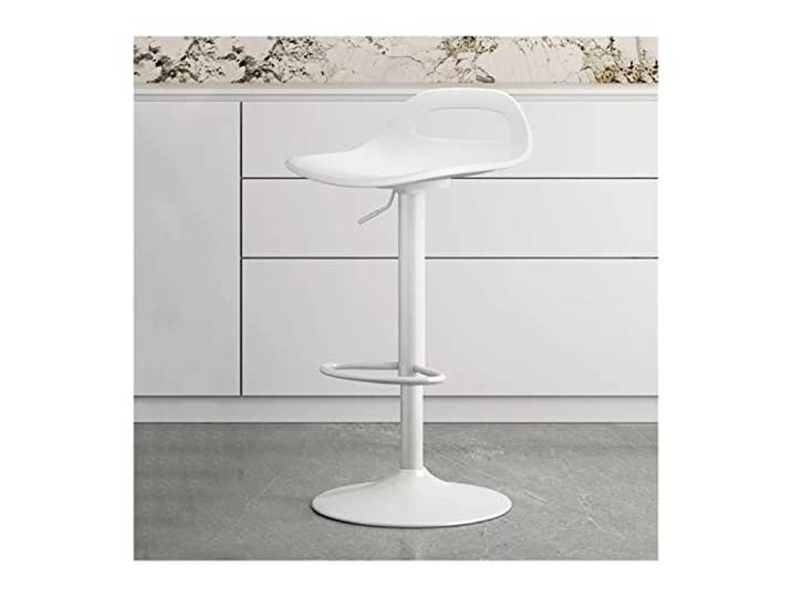 Barstühle Höhenverstellbarer Stuhl (58–78 cm), Bar-Rezeptionsstuhl(Weiß)