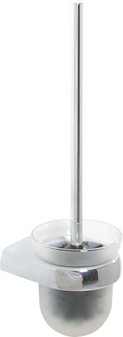 Bravat Metasoft  WC-Wandgarnitur 818310 Glas satiniert, chrom