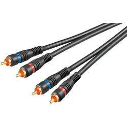 AVK 132-500 - Cinch Kabel, 2x Cinch Stecker, 5 m