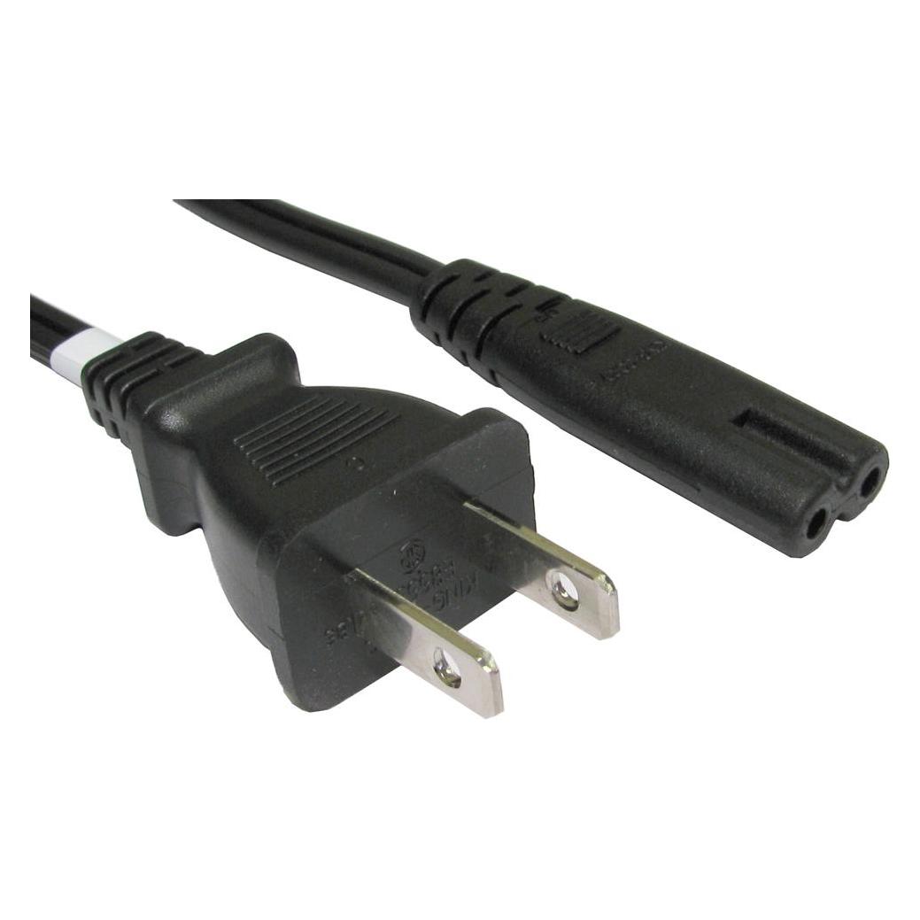 Cables Direct CDL 2m US Plug to C7 Mains Lead (2 m) (RB-296)