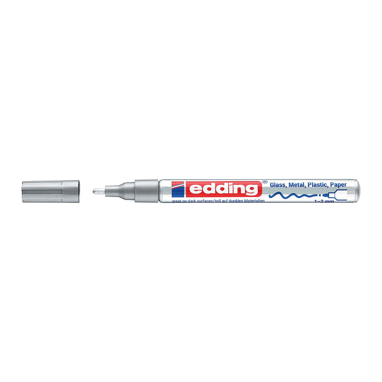 edding 751 creative Lackmarker silber 1,0 - 2,0 mm, 1 St.