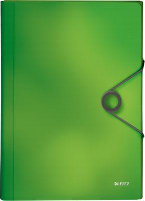 Projektmappe Leitz Solid, 5 Fächer, 1 Zusatzfach, Format DIN A4, hellgrün