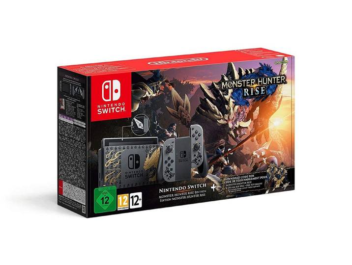 Nintendo Switch Konsole Monster Hunter Rise Edition Zubehör Nintendo