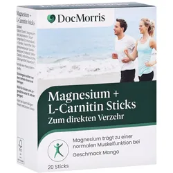 DocMorris Magnesium + L-Carnitin Sticks 20 St