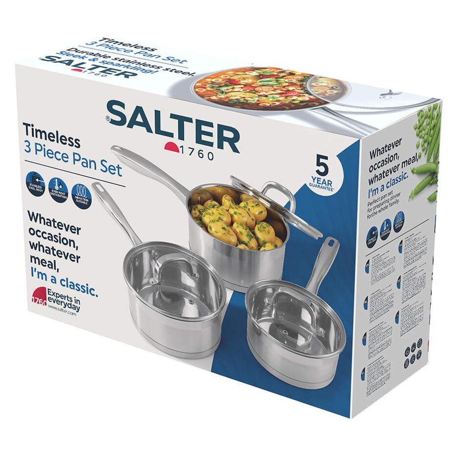 Salter BW06734EU7 Timeless Collection 3-Piece Pan Set (BW06734EU7)