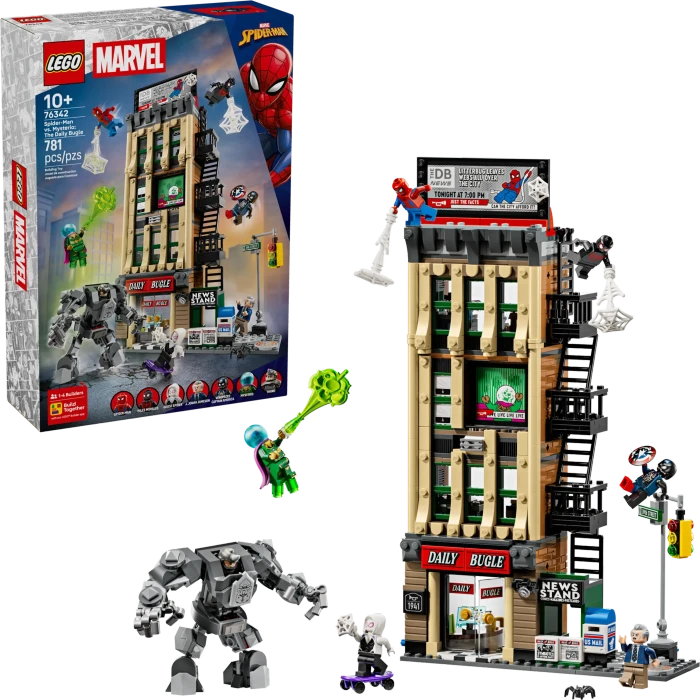 LEGO Super Heroes 76342 Spider-Man vs. Mysterio: Daily Bugle