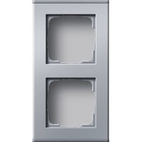 Gehäuse zweifach Aluminium aluminium, Retail