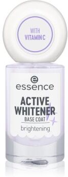 Essence Active Whitener Base Coat verniz pré-base para unhas com efeito branqueador 8 ml. Active Whitener Base Coat