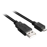 USB 2.0 Kabel, USB-A Stecker > Micro-USB Stecker schwarz, 3,0 Meter