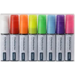 Europel Kreidemarker 15mm gemischte Farben PVC Etui 8 Stk 356500