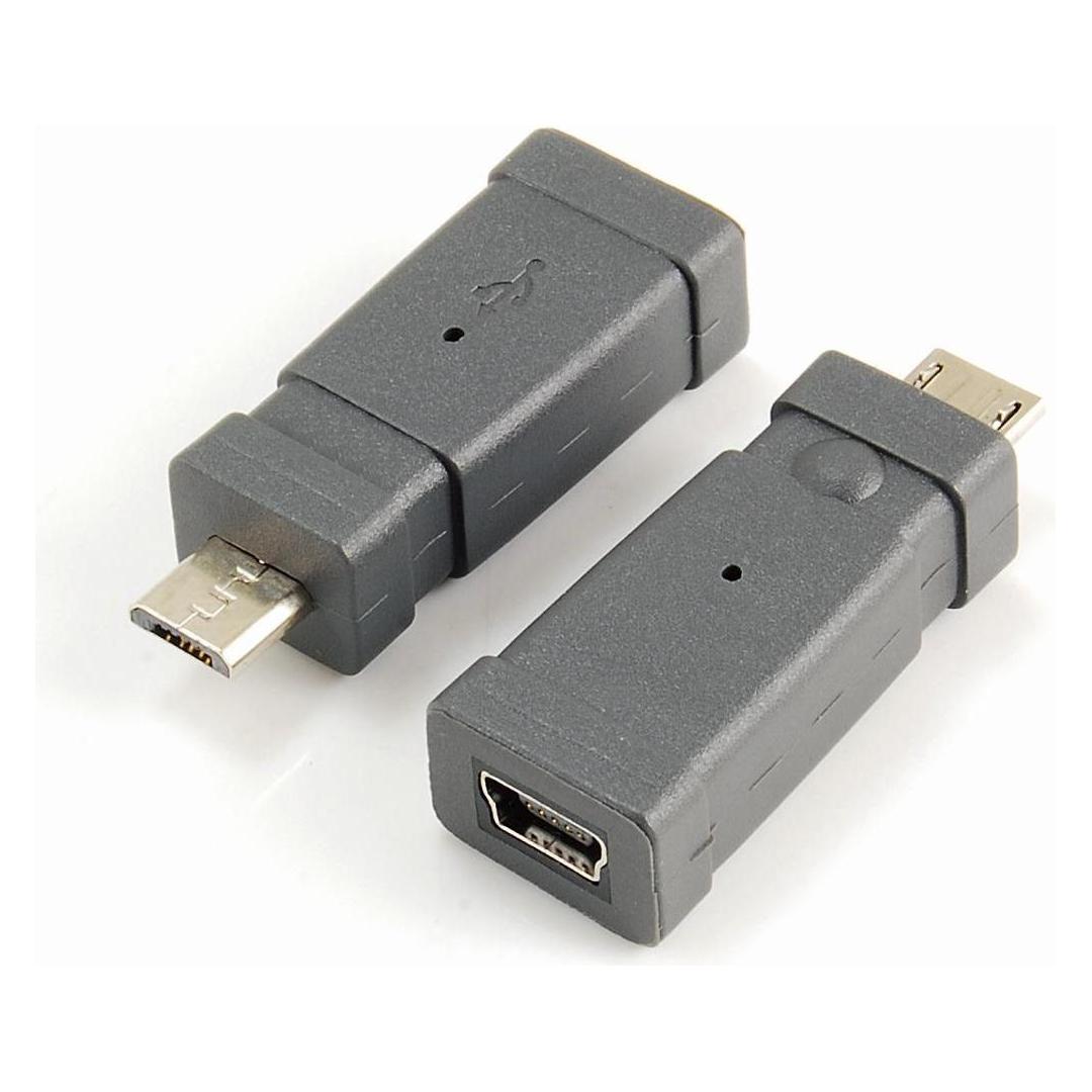 PremiumCord USB redukce Mini 5 PIN/female - Micro USB/male (296099389)