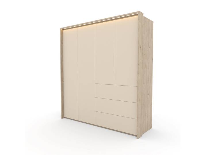Roba Kleiderschrank »Louisa« - 198,4x67,1x212,2cm - weiß -