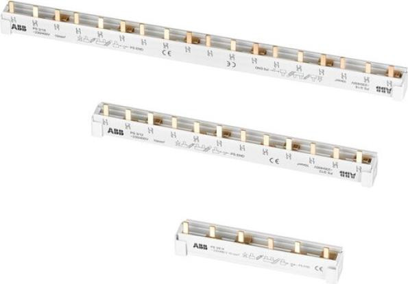 ABB Verdeelrail voor M Compact PS 2/58/16, wit, 690 V, met vorkverbinding