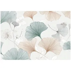 FOTOTAPETE Blume Abstrakt Beige 300x210 cm
