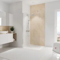 Schulte  ExpressPlus  Duschrückwand  DecoDesign  Dekor  100x255  cm  Stein  Kalkstein-hell