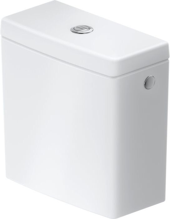 Duravit Balcoon Spülkasten 095700AC85 35x17,5cm, weiß Seidenmatt, Inkl. Innengarnitur, 4,5/3 l, Dual Flush