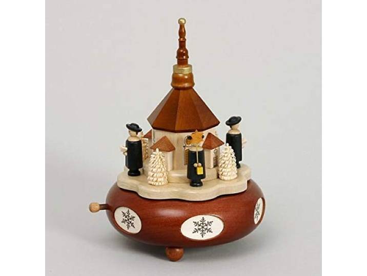 Spieldose Seiffener Kirche und Kurrende, Erzgebirge, Weihnachten