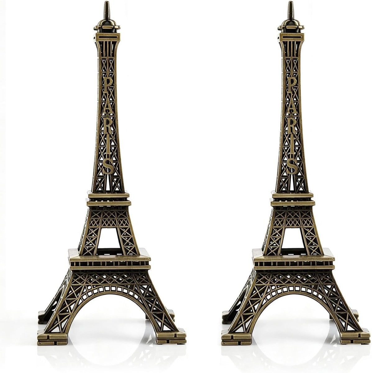 Eiffel Tower beeld van zinklegering, 10 cm hoog, decoratie voor in huis