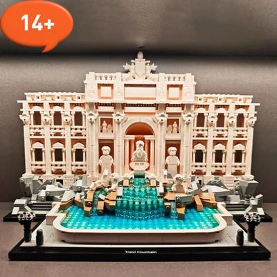 Trevi Fountain Architecture Building Blocks Set Trevi Fountain Architecture Building Blocks Set